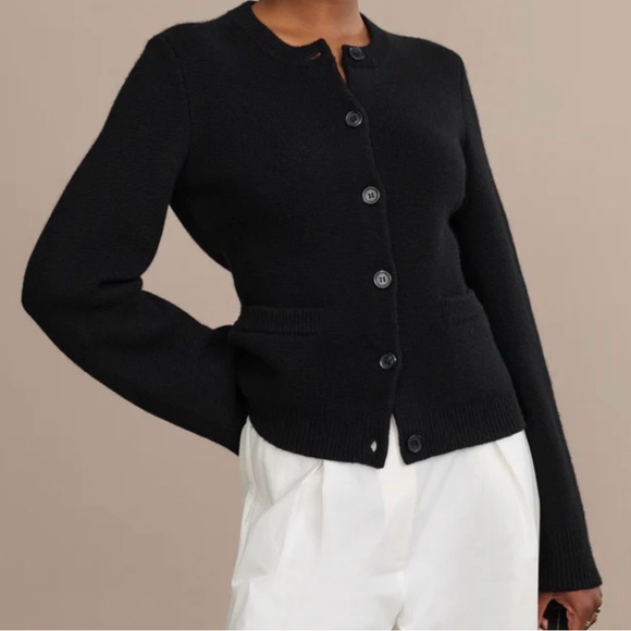 Jenni Kayne Black Cooper Cardigan - Picture 7 of 8